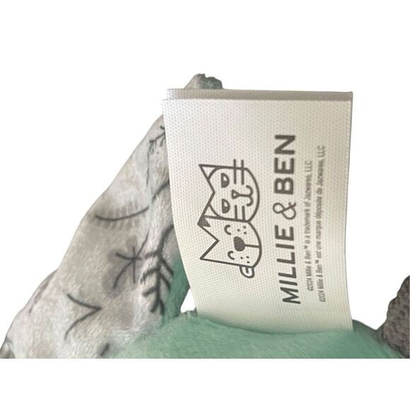 Millie & Ben Mint Green Soft Owl Plush Stuffed Animal Toy 10” - Picture 7 of 11